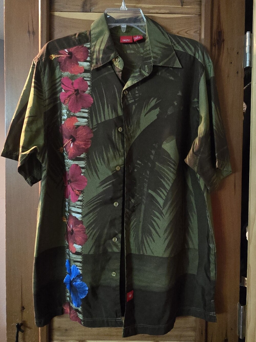 Vintage Tropical Button-Up Shirt